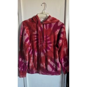 VOLCOM womens  Red and Pink Tie-Dye Apparel